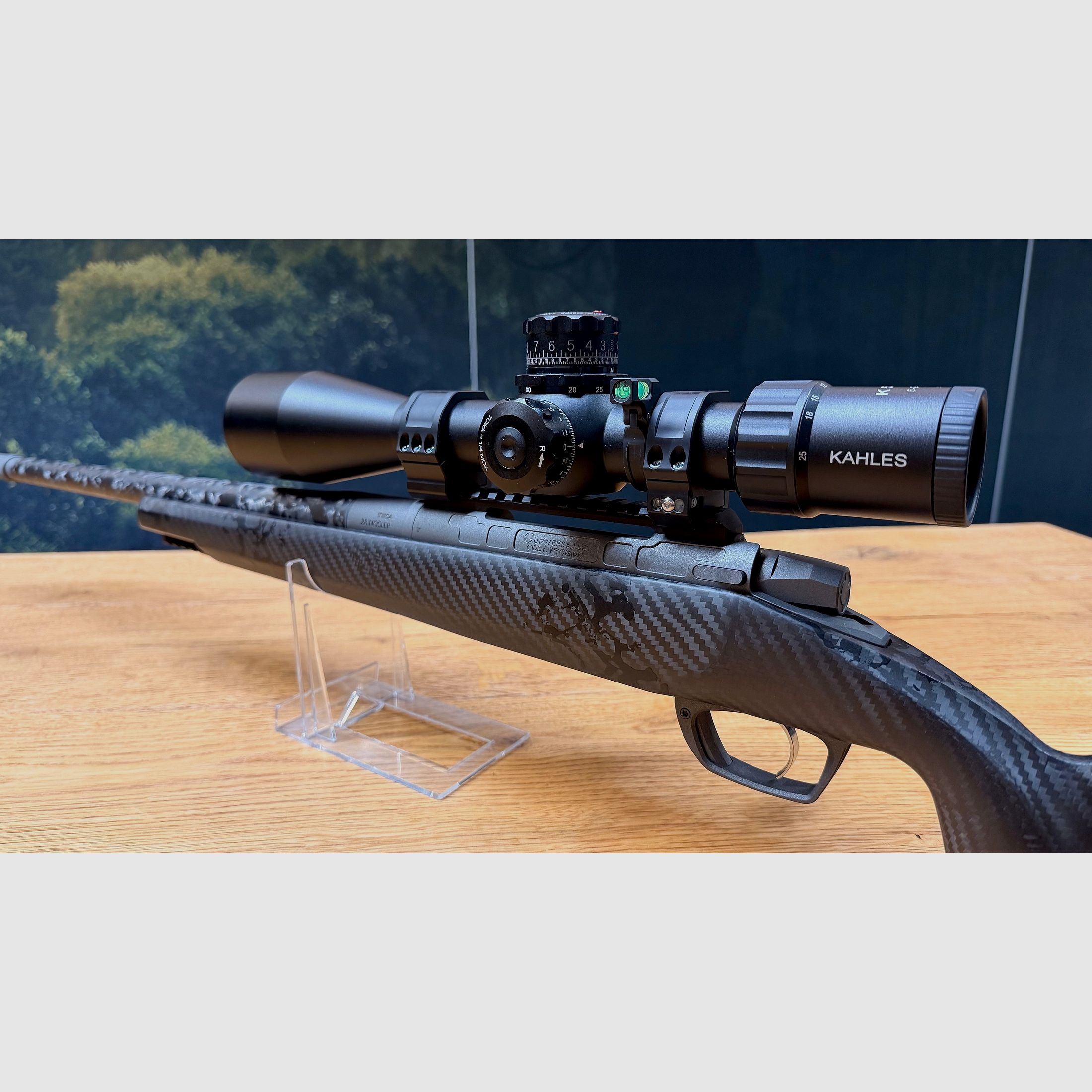 Gunwerks Magnus / .28 Nosler / LL 20" / z systemem tytanowym / Kahles K525i 5-25x56 MOAK