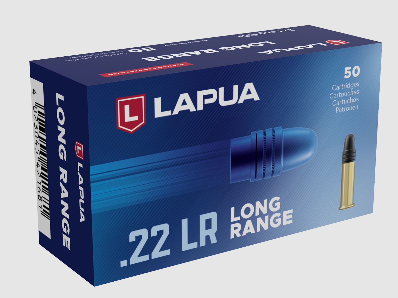 Lapua Long Range .22 LR 2,59g 40gr cartuccia a percussione centrale per tiro sportivo