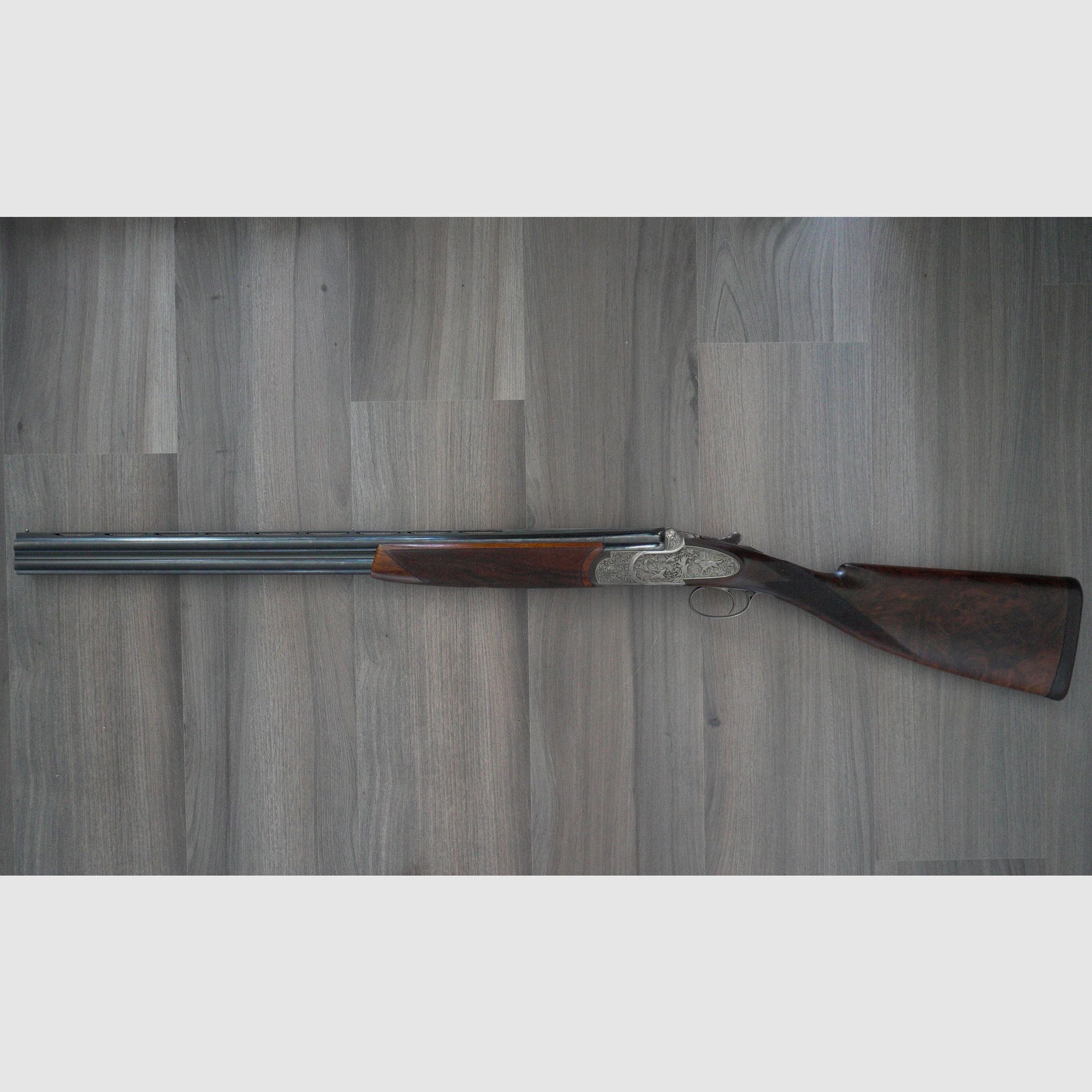 Exklusive Gamba "Super Jagd Mod. 67" – Konrad Wirnhier Sondermodell – Kaliber 12/70