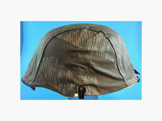 Stahelm-Tarnbezug Wehrmacht Heer Splintertarn mit Hakenbefestigung Repro !!