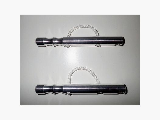 2 x Kubotane (Schlagkraftverstärker), beide Aluminiumin, silber, neu!