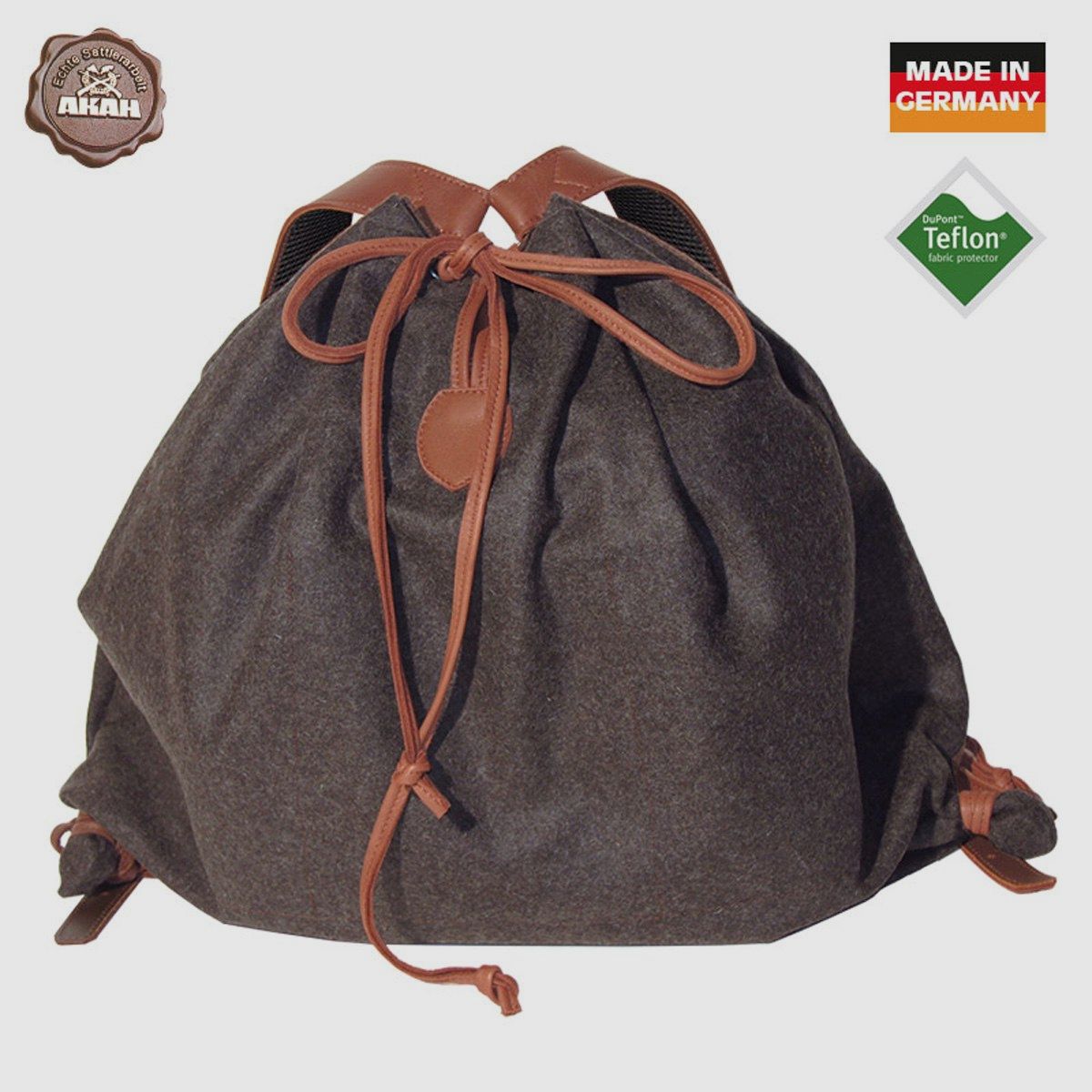 Gebirgsrucksack Braun Loden/Elchleder