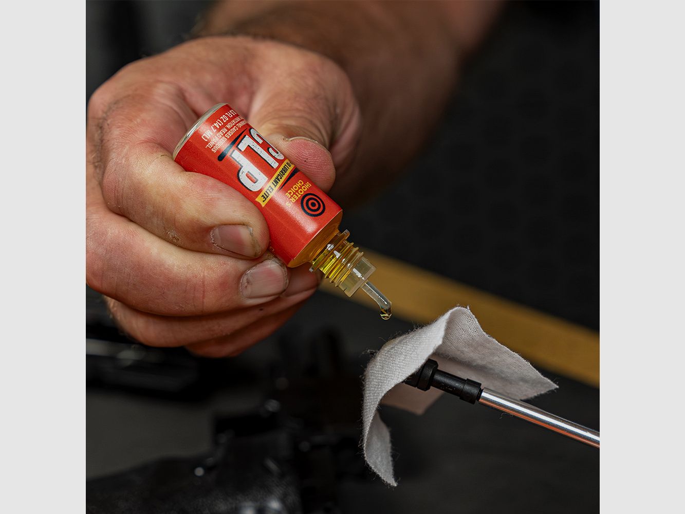 Kit di pulizia per armi Shooter's Choice .45 cal incluso FP-10 Lubricant Elite CLP (8-32) (SHF-SRK-45)