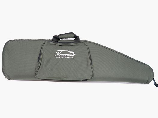 Knappworst Gewehrfutteral grün mit Tasche 110cm