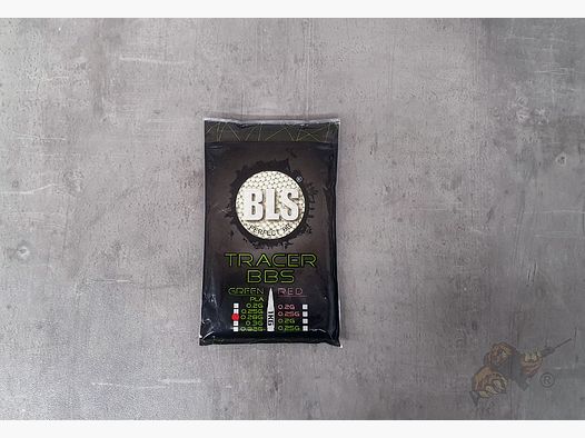 BLS Airsoft Bio Tracer BB`s 0.28g "Glow in the Dark" (3500 Stück) - Leuchtspur Grün