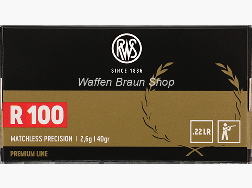 RWS .22 l.r. R100 50 pièces