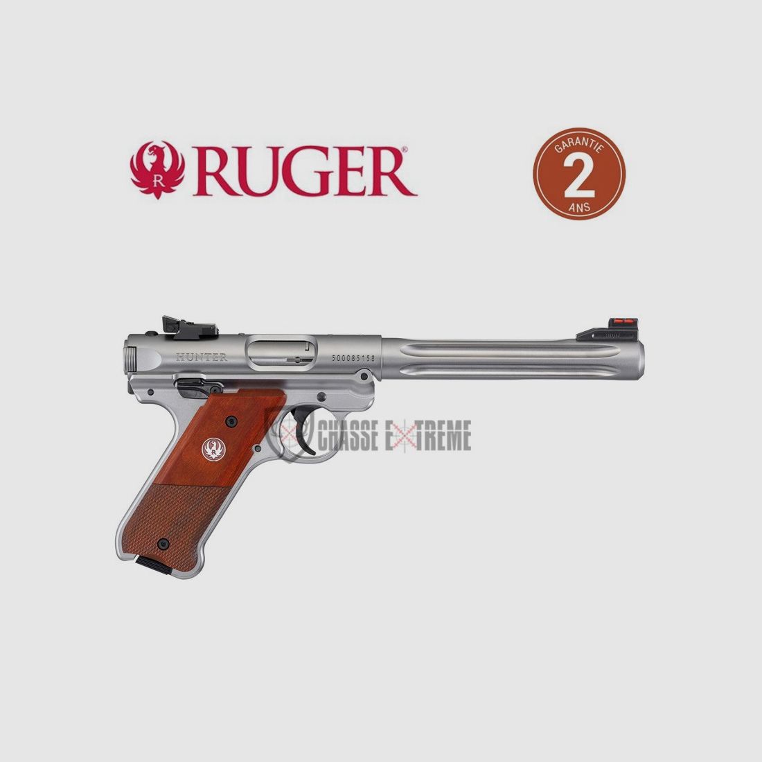 Pistole RUGER MARK IV Hunter Inox Kaliber 22Lr, Bild 1 von 4