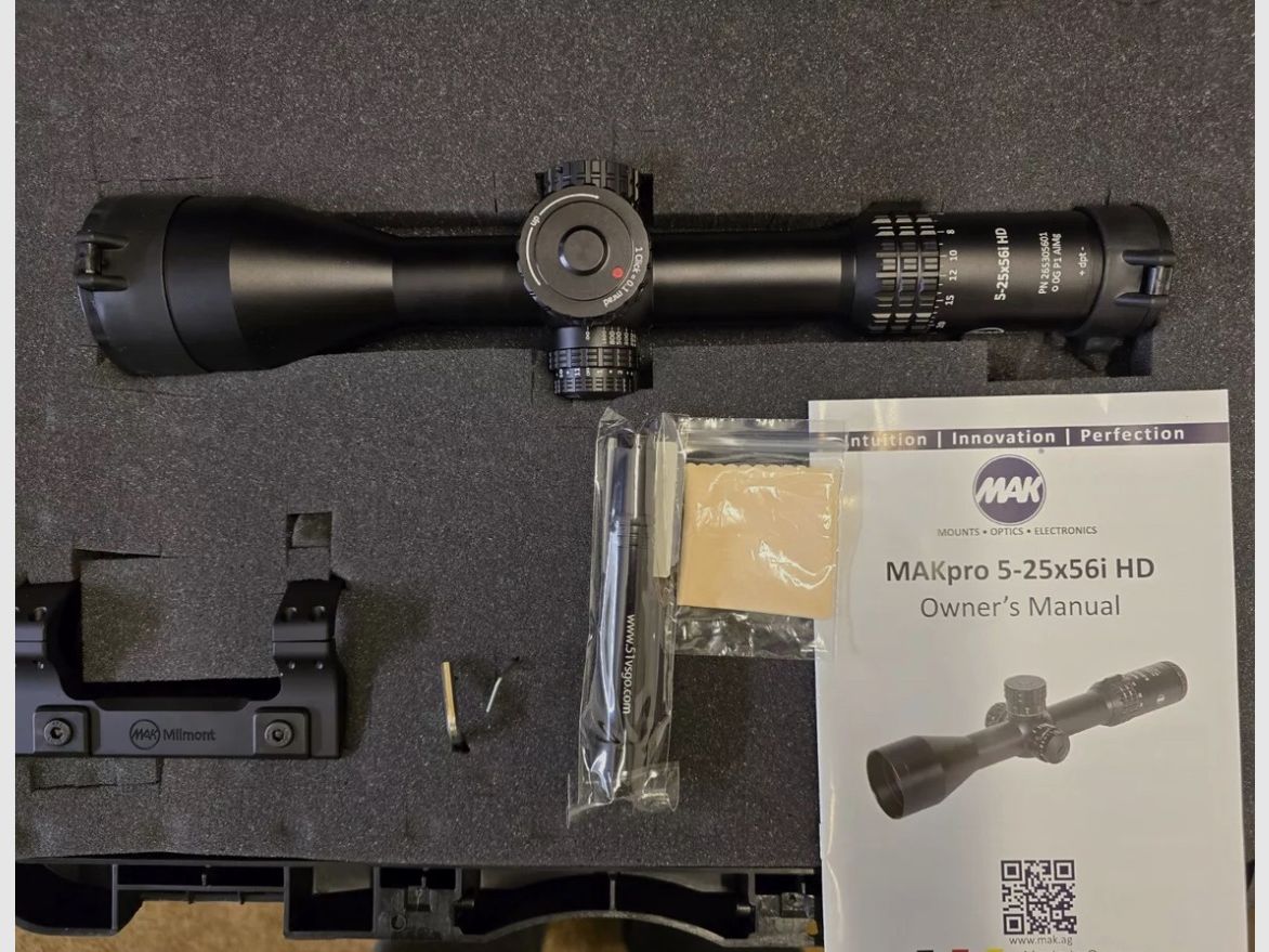 MAKpro 5-25x56 HD Zielfernrohr SALE UVP 3299,- Euro Steiner Schmidt & Bender Zeiss Leica Swarowski