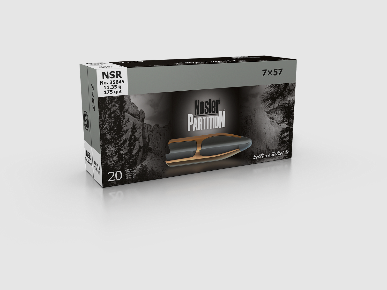 S&B 7×57 Nosler Partition 11,35g