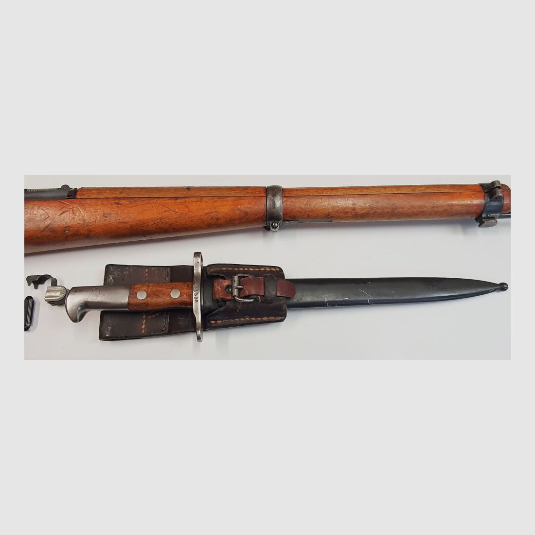 Waffenfabrik Bern Schweizer K31 Kaliber 7,5x55swiss komplett nummerngleich + Hämmerli