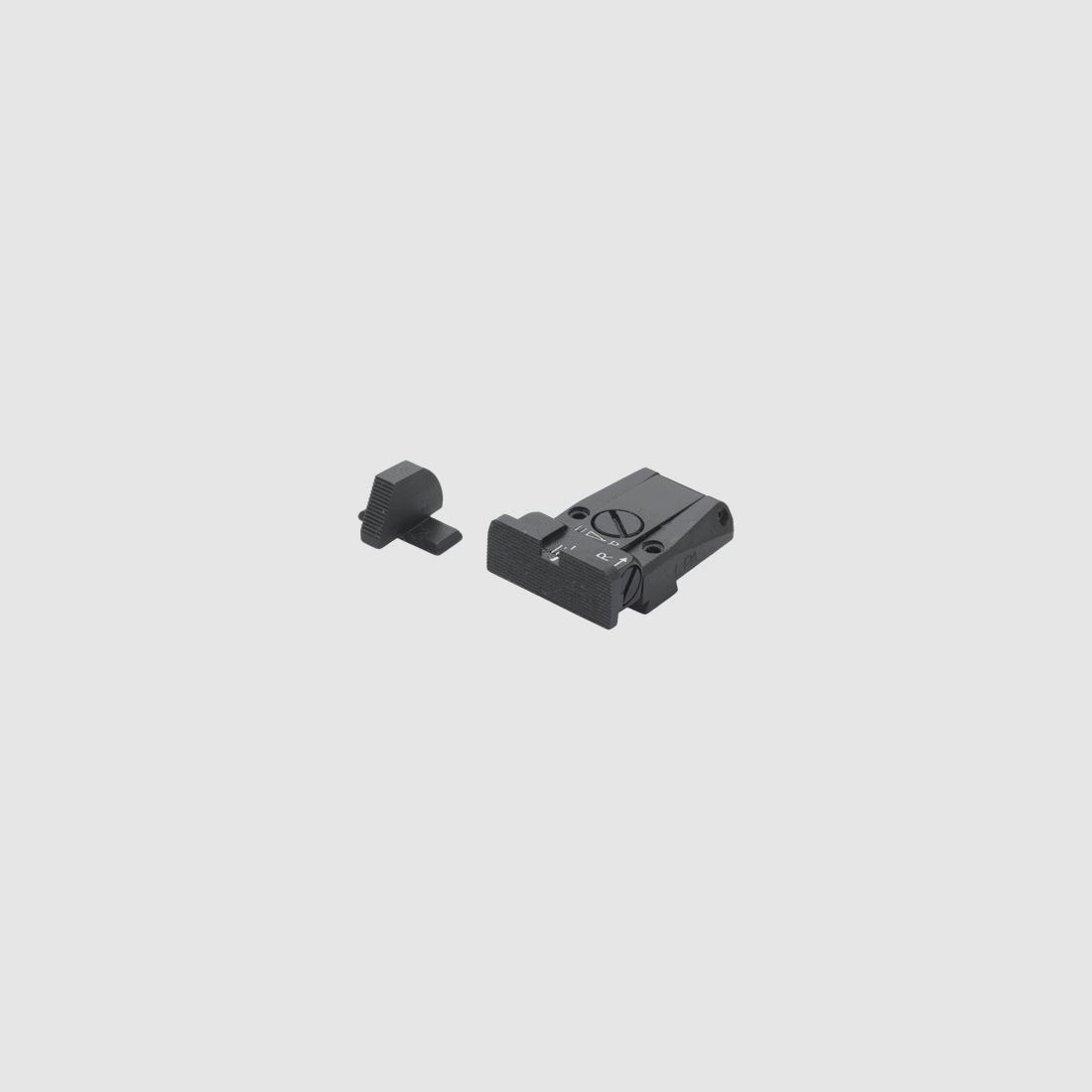 LPA SPR30SS07 Conjunto de miras micrométricas para SIG-Sauer P229, P320 y Springfield XD - Imagen de mira negra