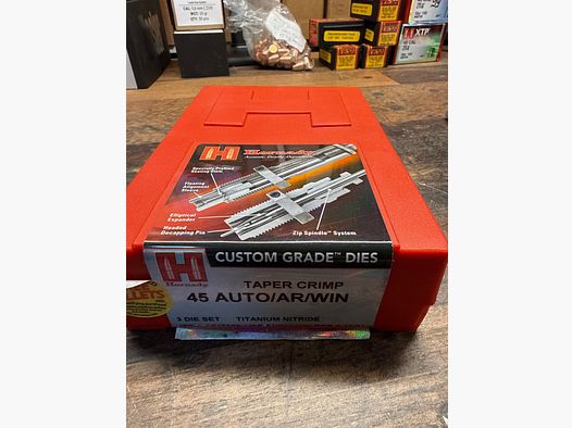 Bundle - Reloading accessoires en diverse kogels - Matrijzenset .45 Auto - Suppressorbescherming Reloading-componenten & accessoires – Hornady, Barnes, Nosler, H&N, Fox, FMP