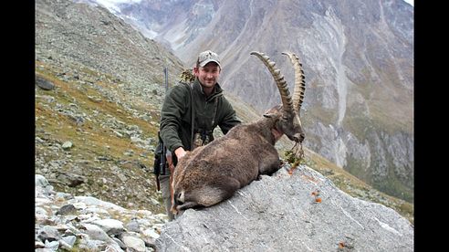 Steinbockjagd im Wallis Schweiz Ibex Hunt Switzerland Valais