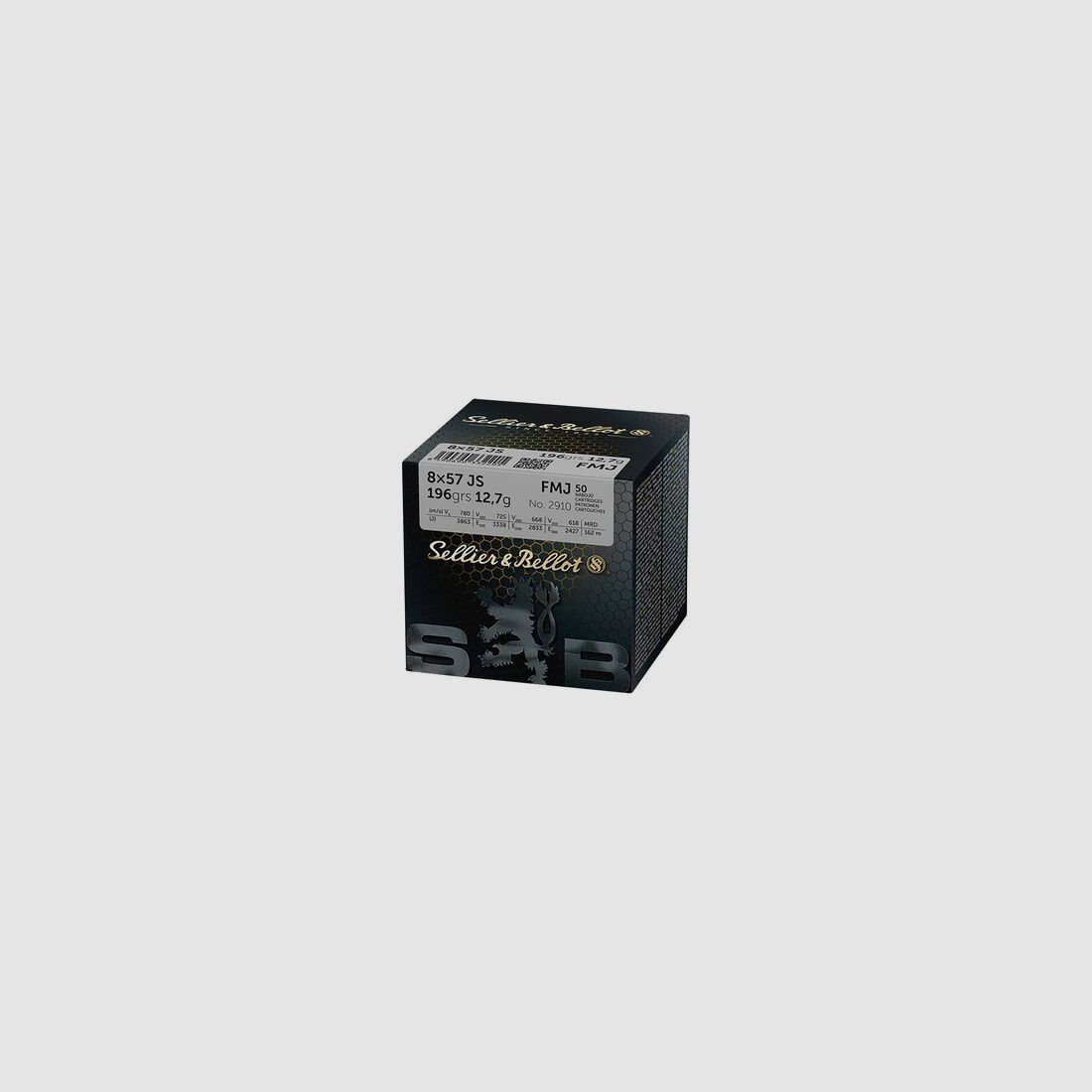 Sellier & Bellot Vollmantel 196grains 50x Patronen im Karton