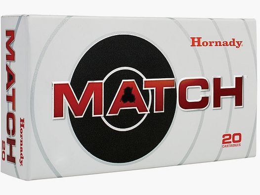 Hornady Match .308 Win. 168GR BTHP Match 20 cartucce