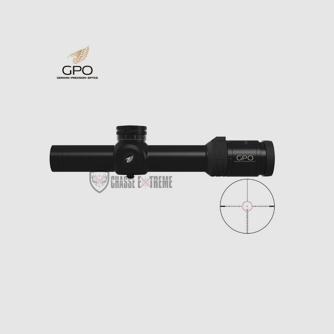 GPO Tactical 1-8x24 Zielfernrohr - HS IL FFP
