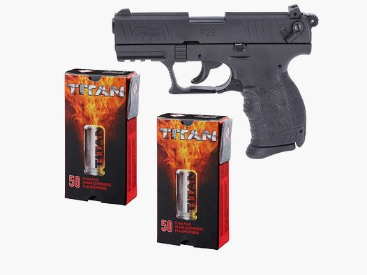 Bundle Fuochi d'Artificio Walther P22Q Pistola a Salve