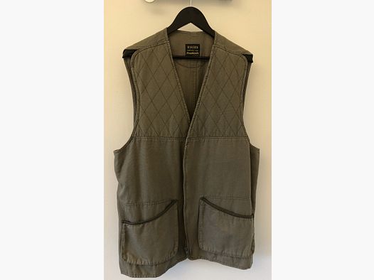 Te koop bijna nieuwe Rascher heren schietvest maat 56