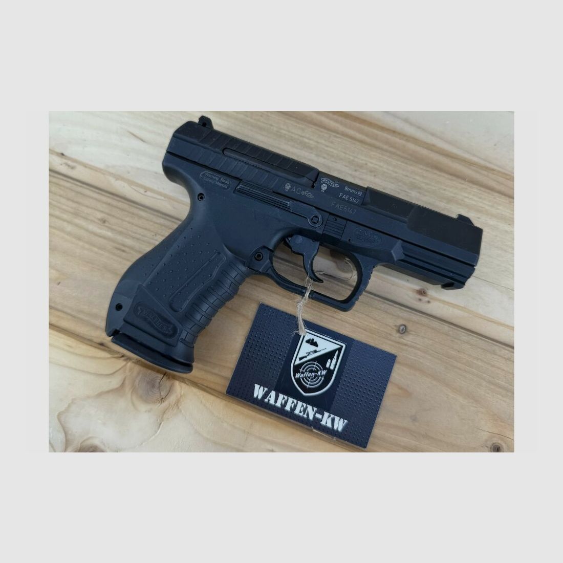 Demonstration weapon Carl Walther pistol P99 AS 9x19 15R Black 9mmLuger