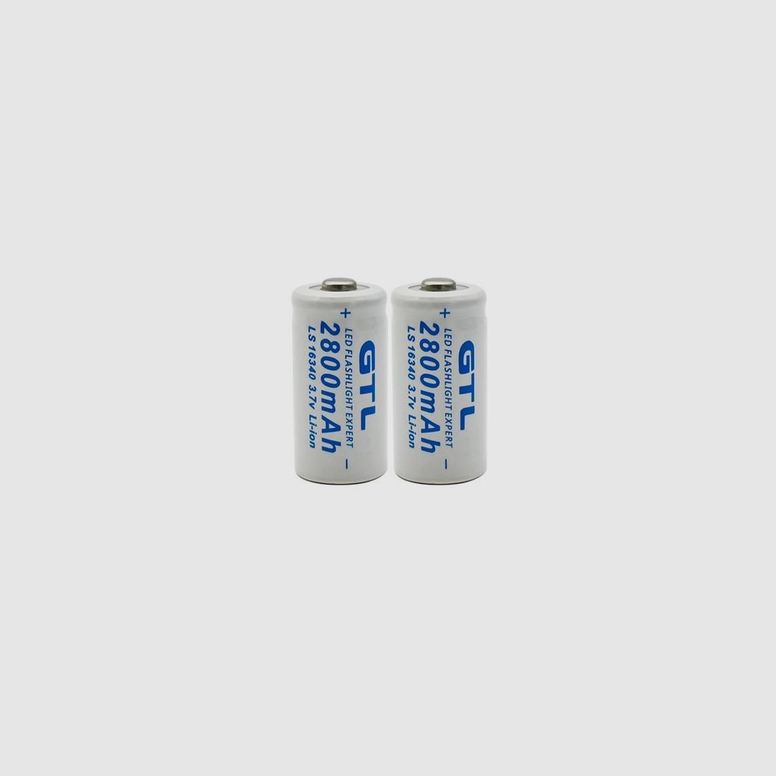 GTL 16340 AKKU - CR123A - 3,7 V / 2800 MAH - 2ER-SET