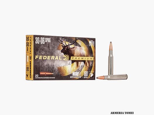 FEDERAL – 30-06 180GR H.E.PREMIUM NOSLER PARTIT CONF. 20 PZ.