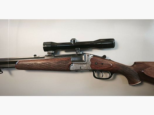 Heym Over-and-Under Rifle with Exchange Barrel Over-and-Under Shotgun 7x65R;16/70