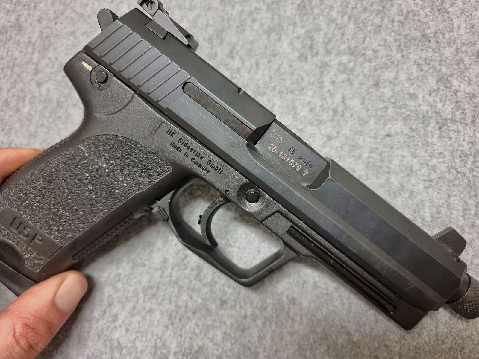 SET: Heckler&Koch USP Tactical Pistool .45 ACP met verwisselsysteem Expert 9mm Luger - H&K HK