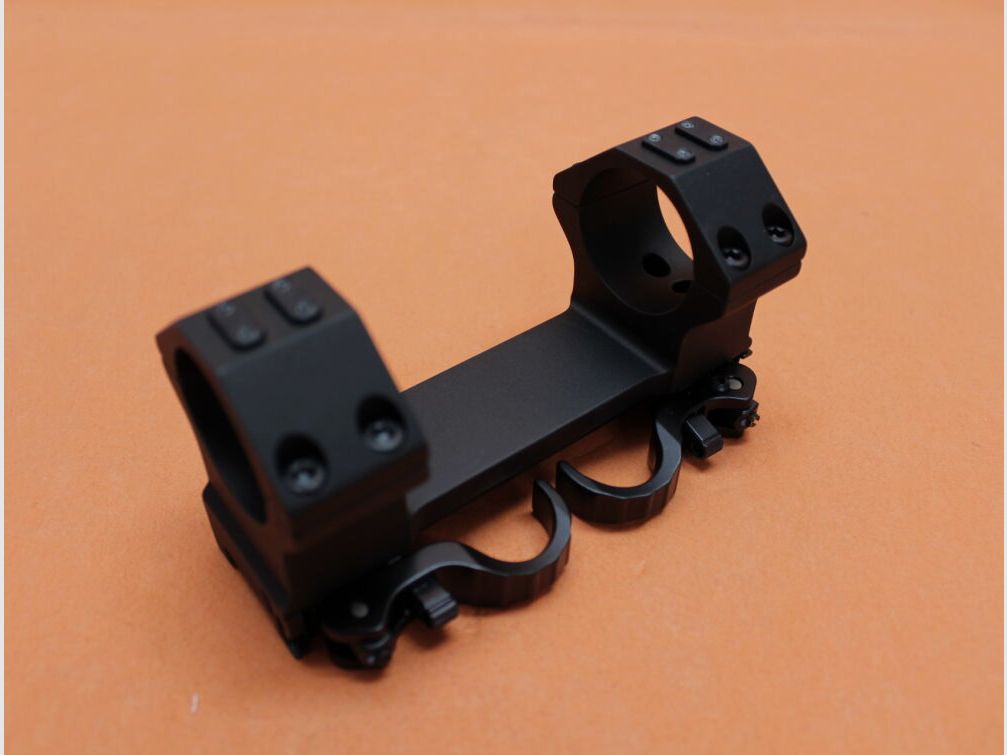 Bloque de montaje QD Recknagel Era-Tac 34mm (T4014-2023) con palanca, inclinación de 20MOA, altura=23mm para perfil Picatinny