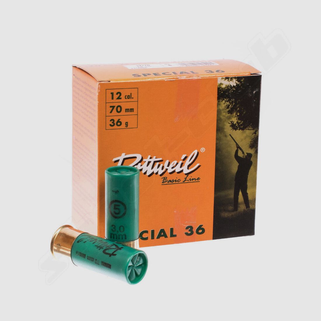 Rottweil Special 36 shotgun cartridges
