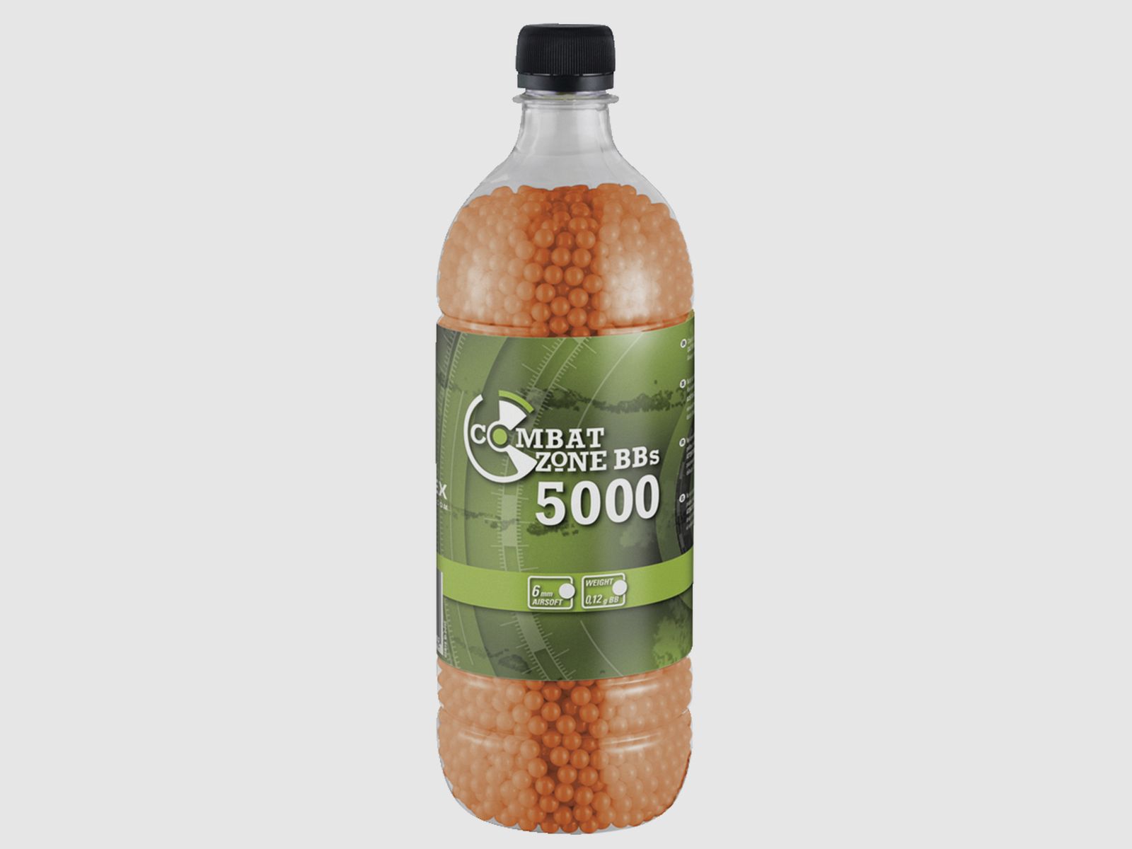 Kugeln Kaliber 6mm Kunststoff Basic Selection – 0,12 g Flasche mit 5000 Stück