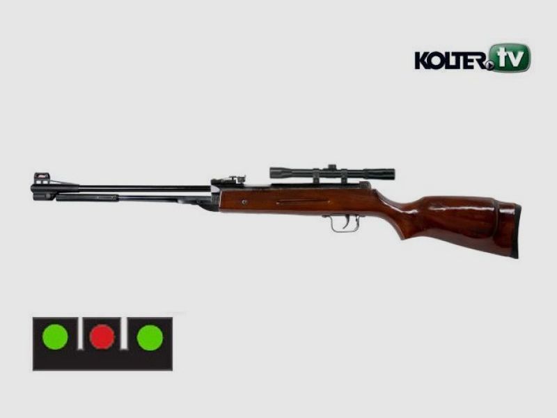 Carabine à air comprimé LIDER 45 TRU-GLO cal. 5,5 mm avec lunette de visée
