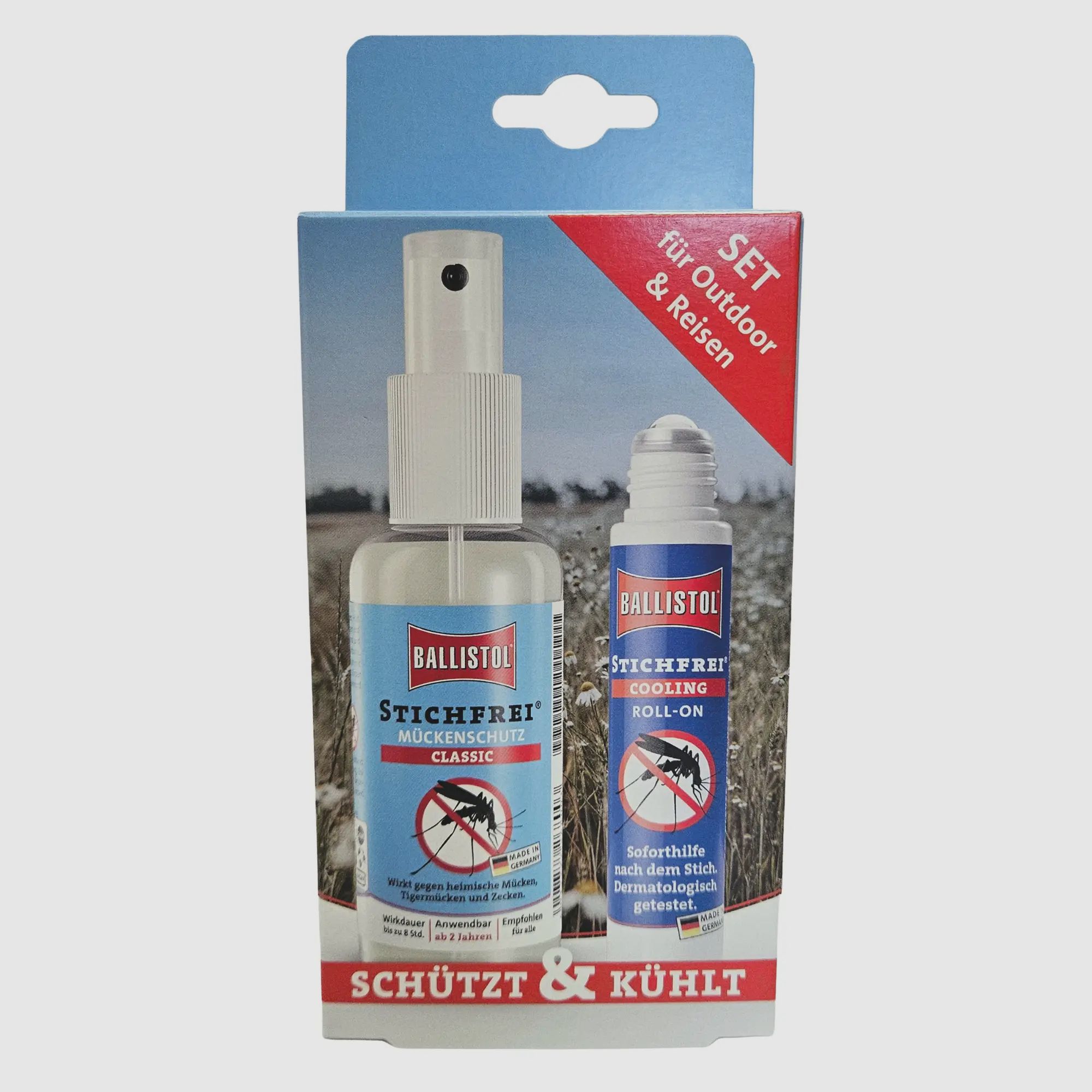 Ballistol Stichfrei Set – Mückenschutz & Soforthilfe