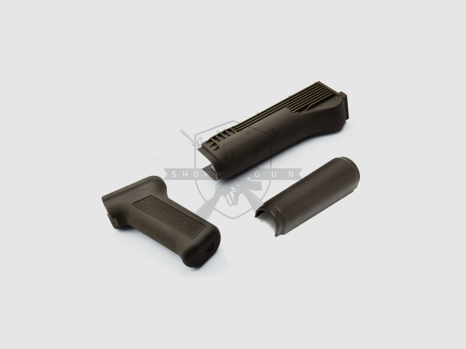LCT AK-74 Handguard und Griff (Plastik, Grün)