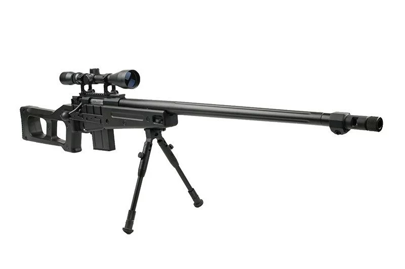 ASG sniper rifle WELL MB4409D – with scope and bipod, image 8 of 18