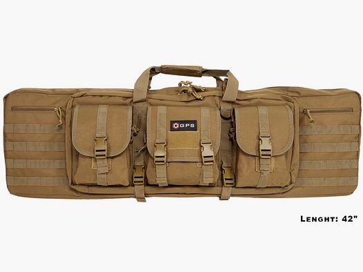 GPS Double Rifle Case 42″ / 107cm FDE