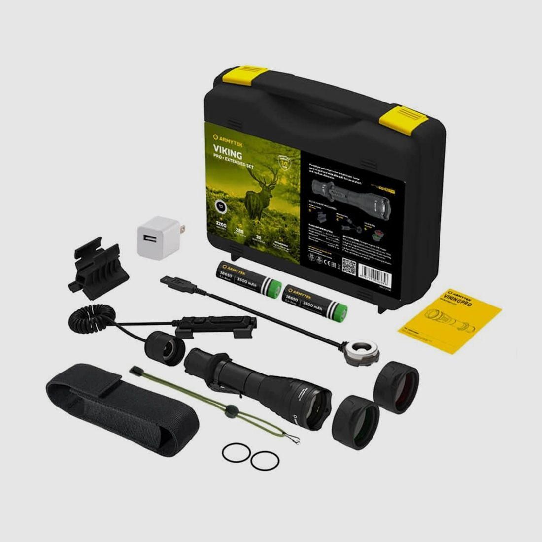 Armytek Viking Pro Magnet USB Extended Set White, Bild 1 von 6