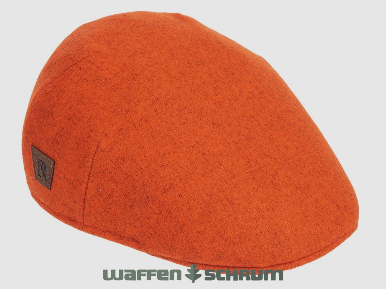 Rascher Schiebermütze Schurwolle Orange