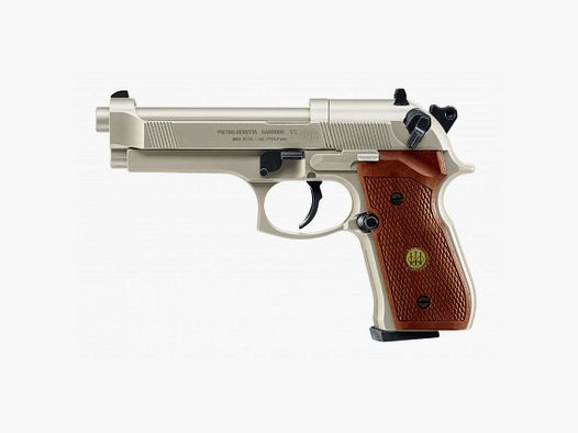 UMAREX BERETTA 92 FS NICHEL LEGNO CAL. 4,5MM PER PALLINI