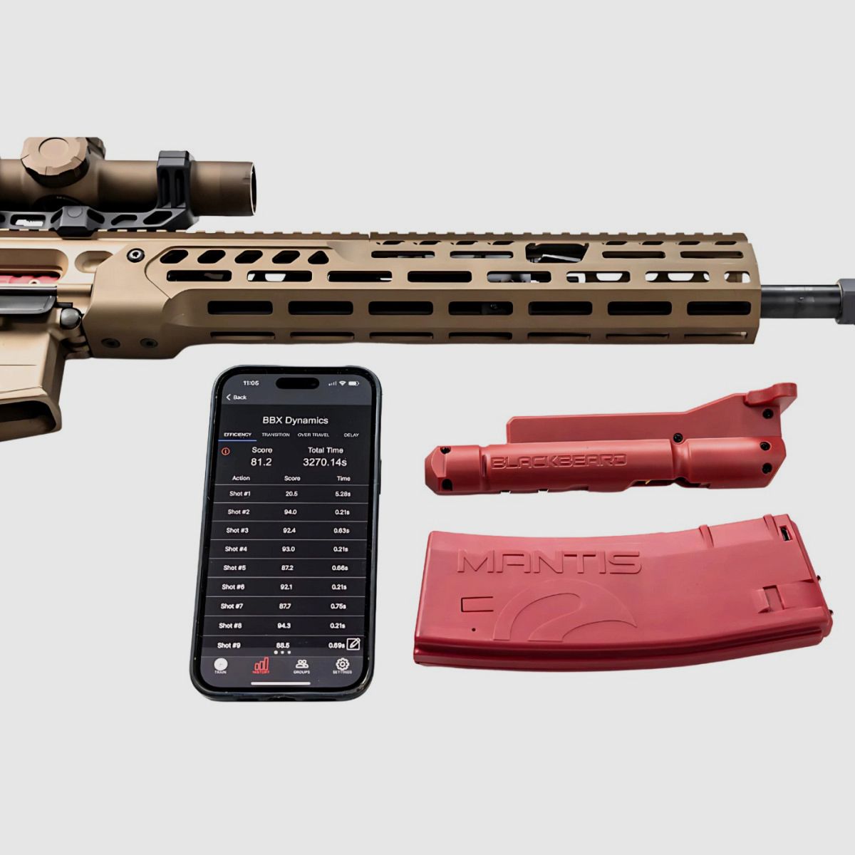 Mantis – sistema de entrenamiento Blackbeard X Red Laser – MT-6002, imagen 4 de 7