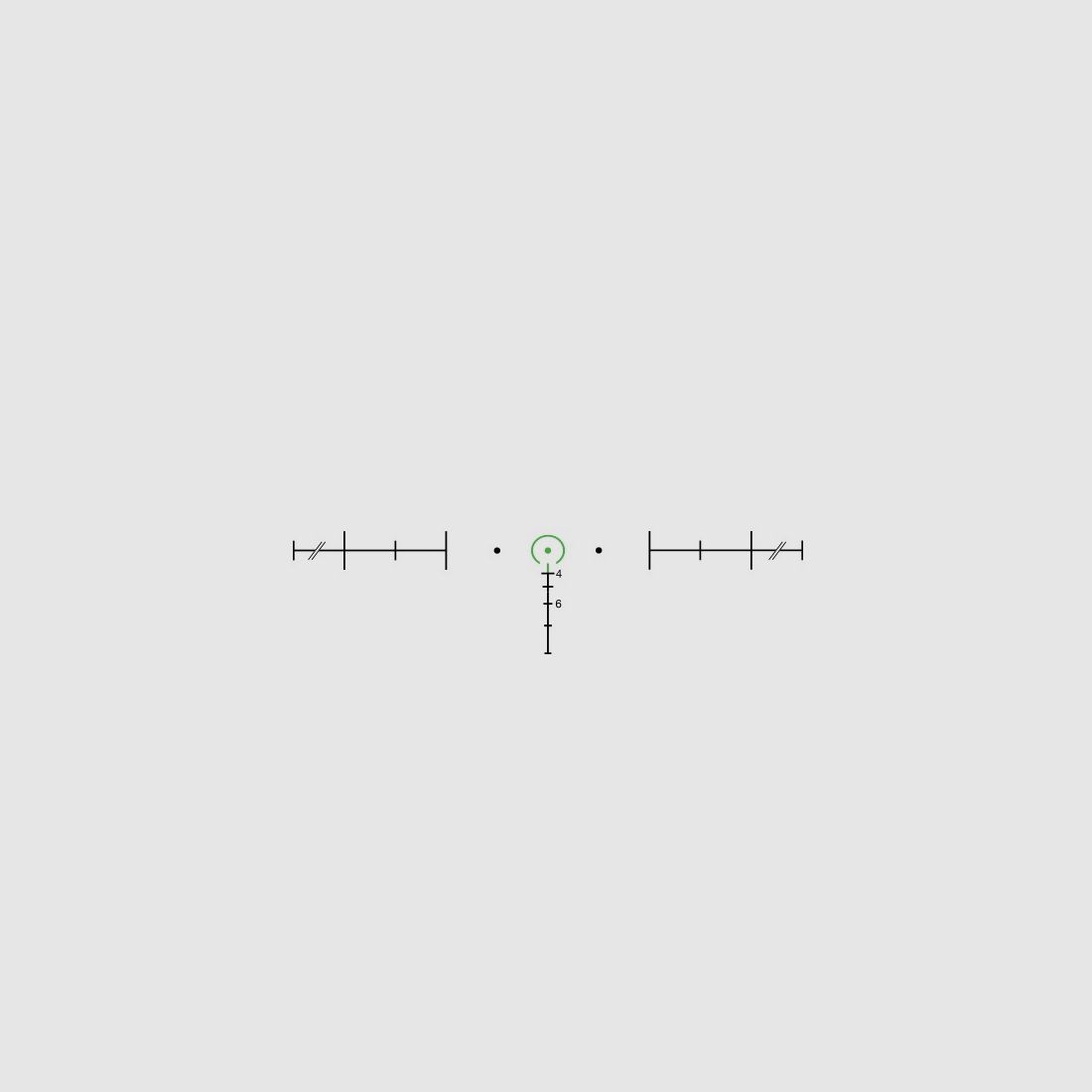 ACOG 4x32 Horseshoe Green .223/5.56 LED avec montage, image 3 sur 4