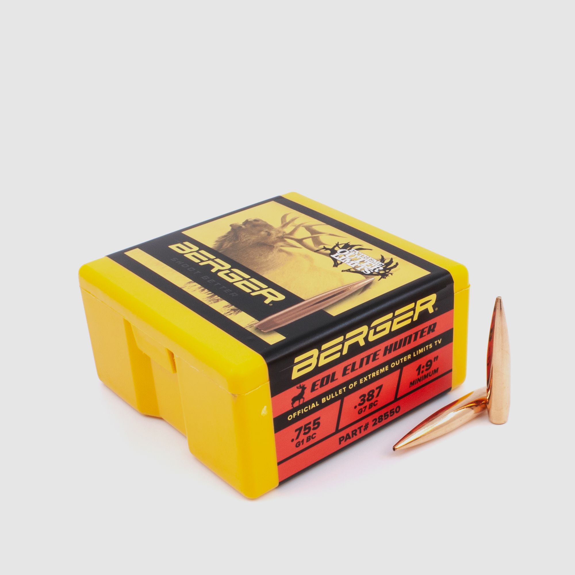 Berger Bullet 7mm/.284 EOL Elite Hunter 195GR 100 Pieces