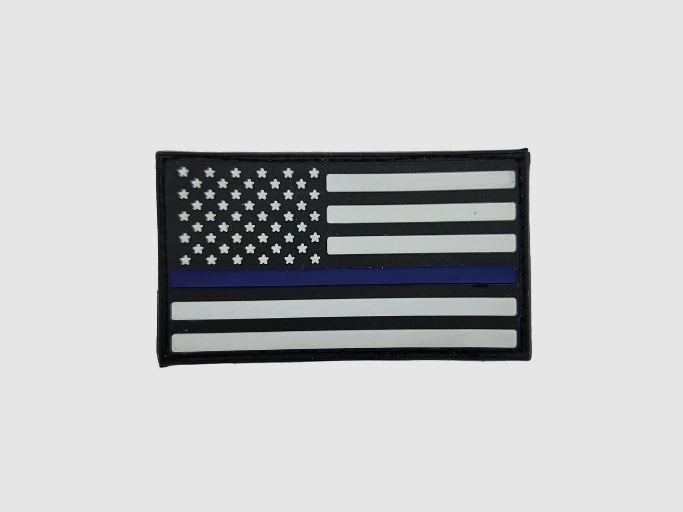 Patch PVC Lancer Tactical USA Flagge Blau Linie - Widerstandsfähig und Einfach zu Befestigen - Personalisierung und Schnelle Identifikation, Bild 2 von 5