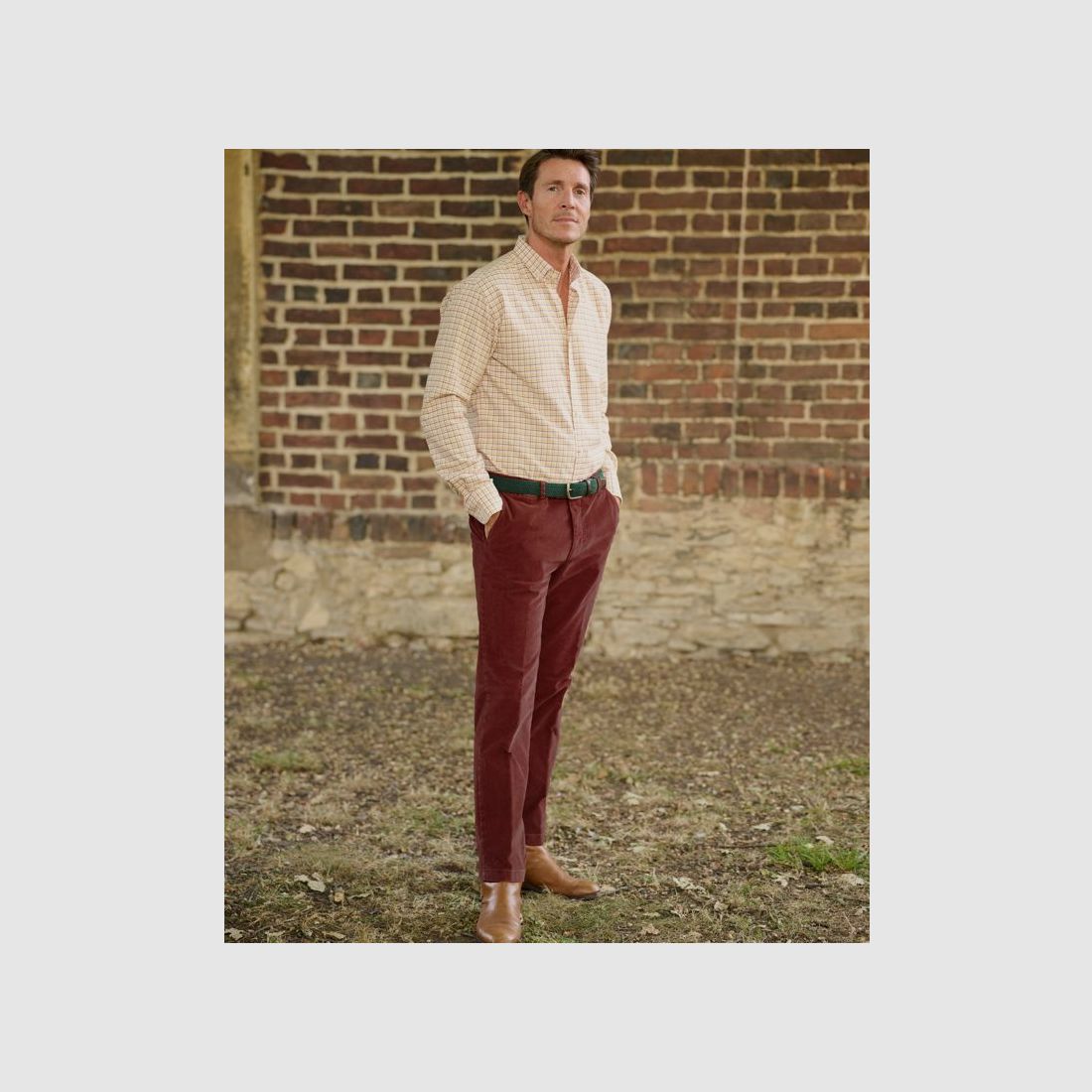 Wellington H-Hose Mr.Bradley Cord | burnt orange, Bild 4 von 4