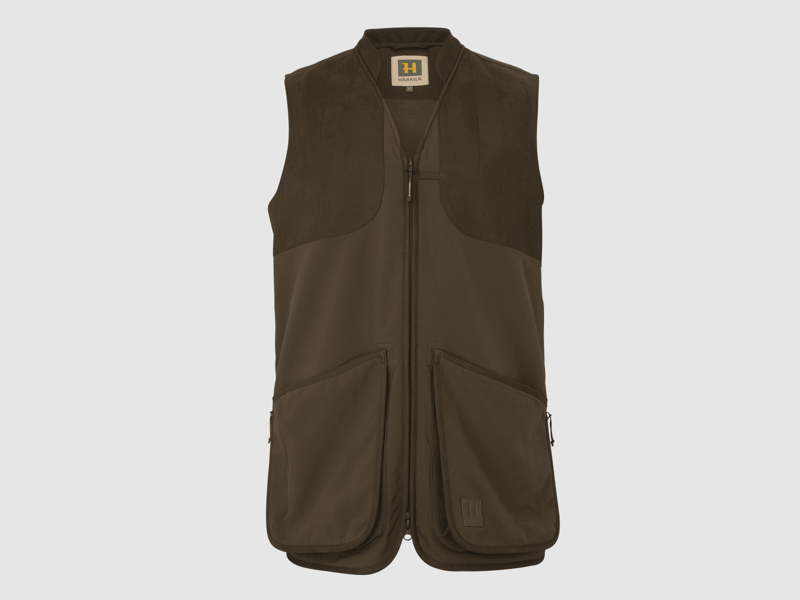 Härkila Skye Shooting vest Men Willow Green/Shadow Brown 52