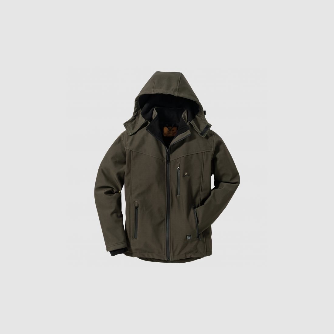 il Lago Red Level Softshelljacke Feuerland Herren, beheizbar (Oliv), Bild 1 von 2