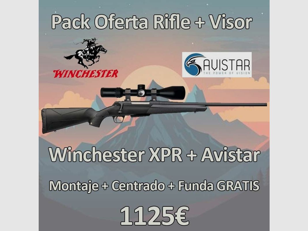PACK Büchse Winchester XPR Composite + Zielfernrohr, Bild 2 von 3