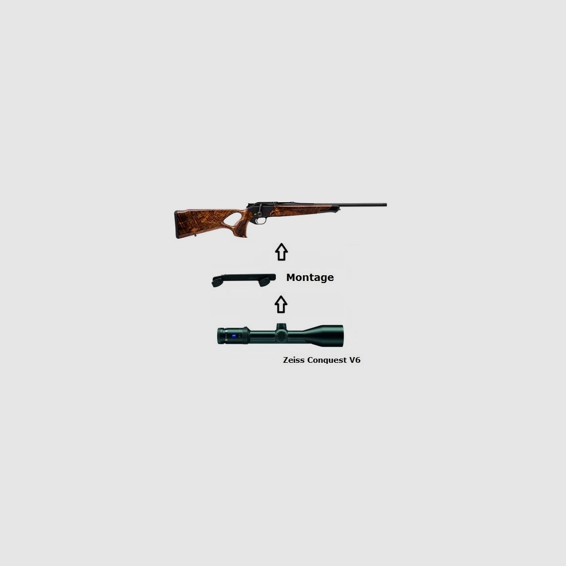 Blaser R8 Success + Zeiss V6 2,5-15x56 M + Montage + ... / Komplettpaket