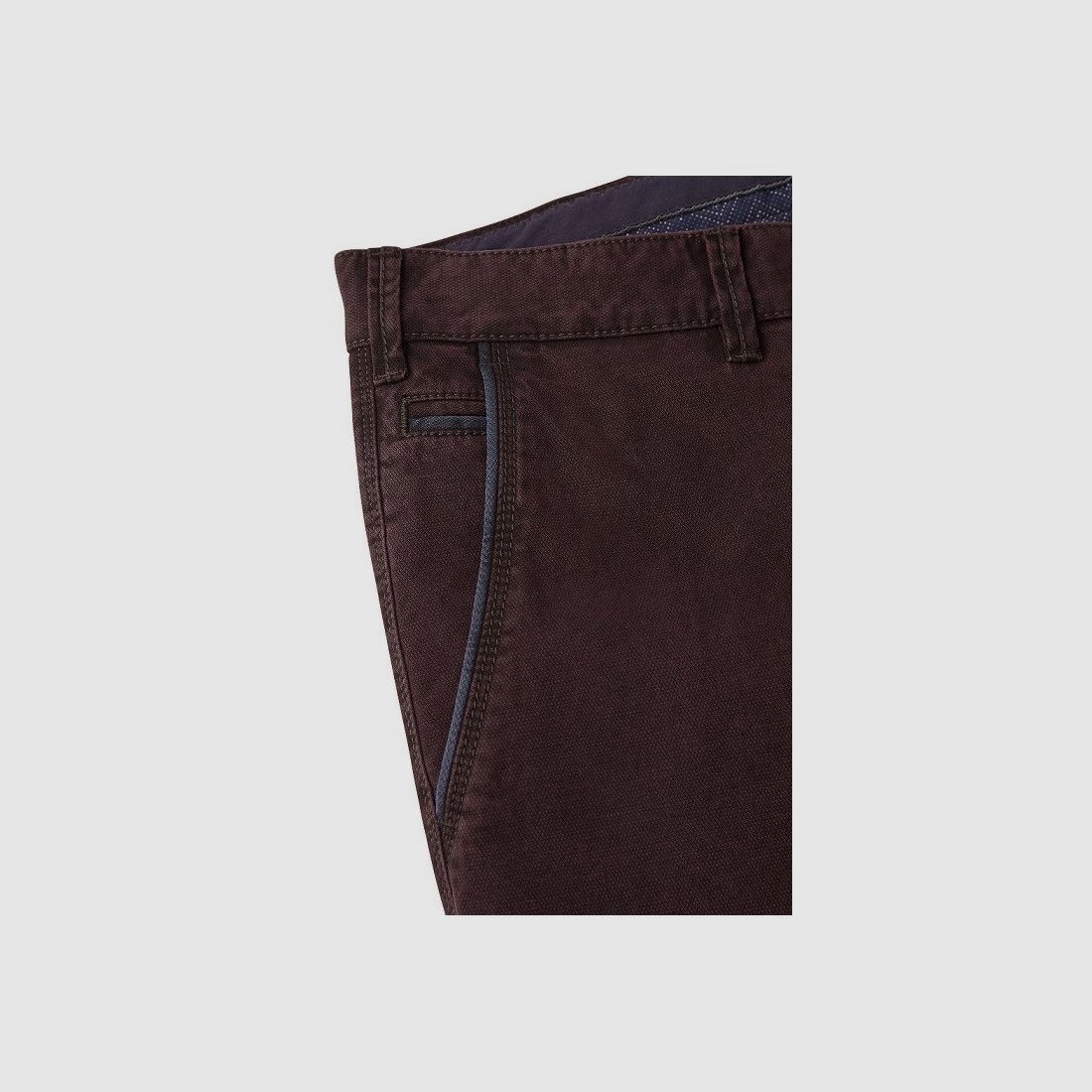 Pantalon Chino bordeaux SUNWILL, image 3 sur 4