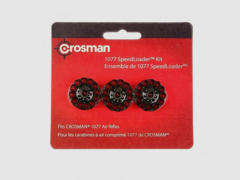 3-ER-SET TROMMELMAGAZINE FÜR CROSMAN 1077