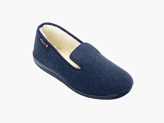 Herren Hausschuhe Walas Marineblau - Komfort mit Memory-Schaum